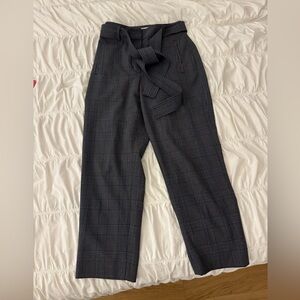 Wilfred Plaid Grey Trousers